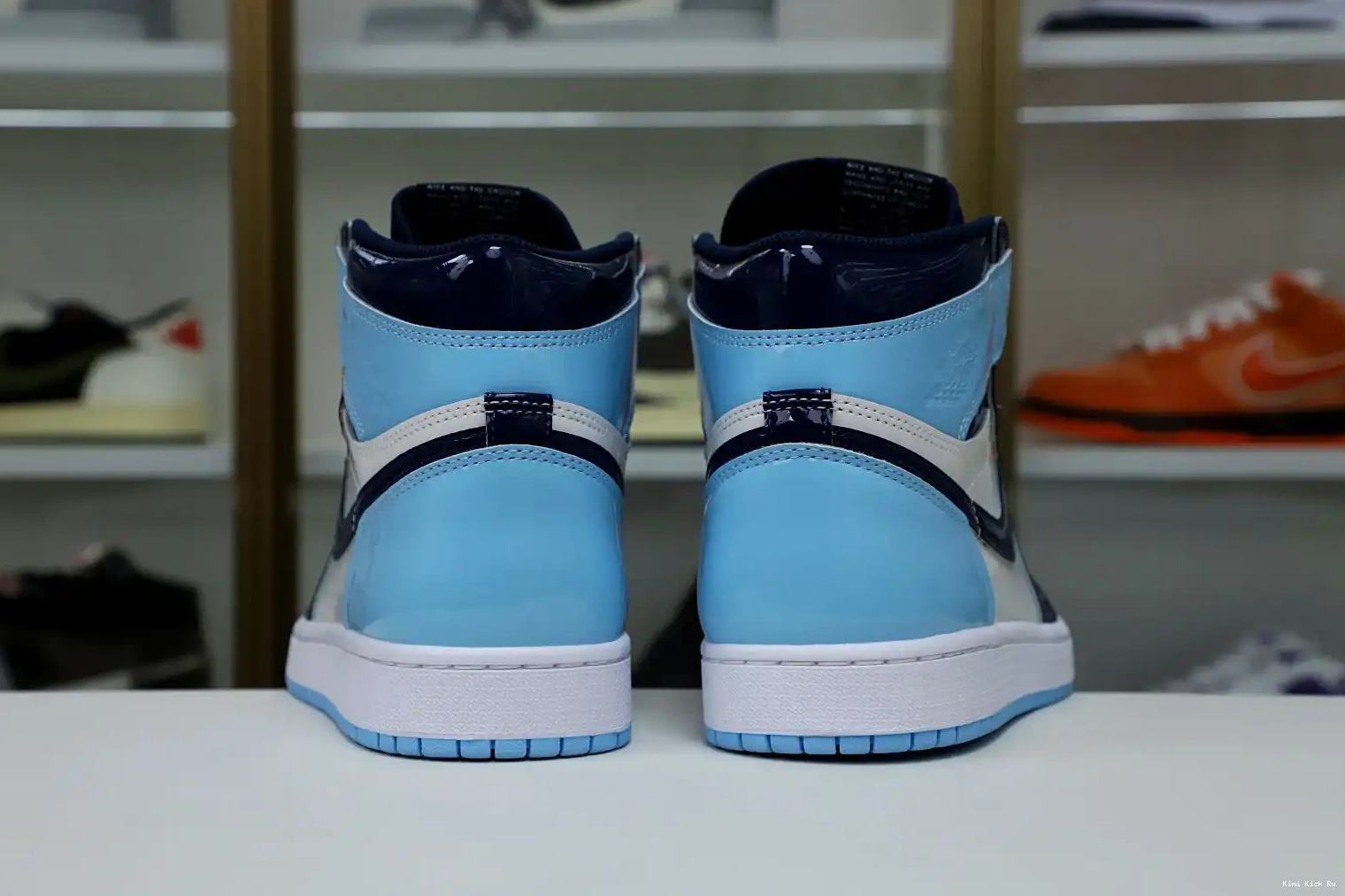 RETRO HIGH Kimikick JORDAN OG CHILL' AIR 1 'BLUE WMNS 0414